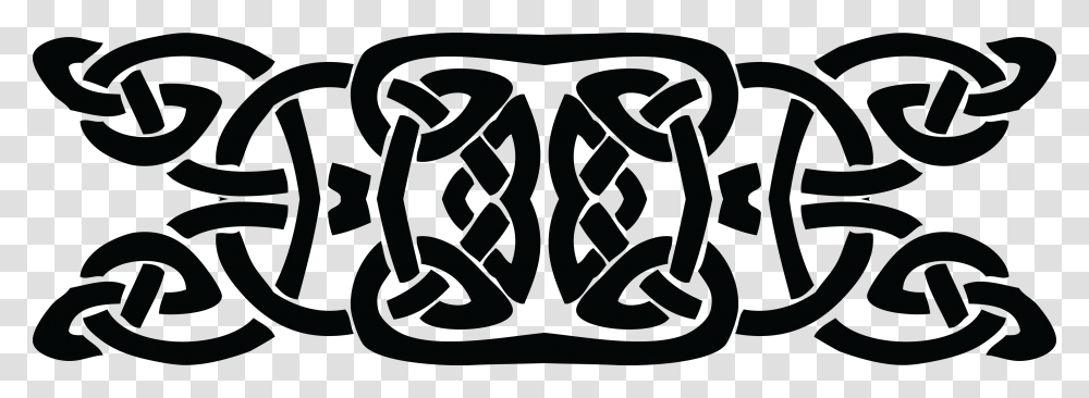 Celtic Knot Celts Clip Art Celtic Knot, Chain, Stencil Transparent Png