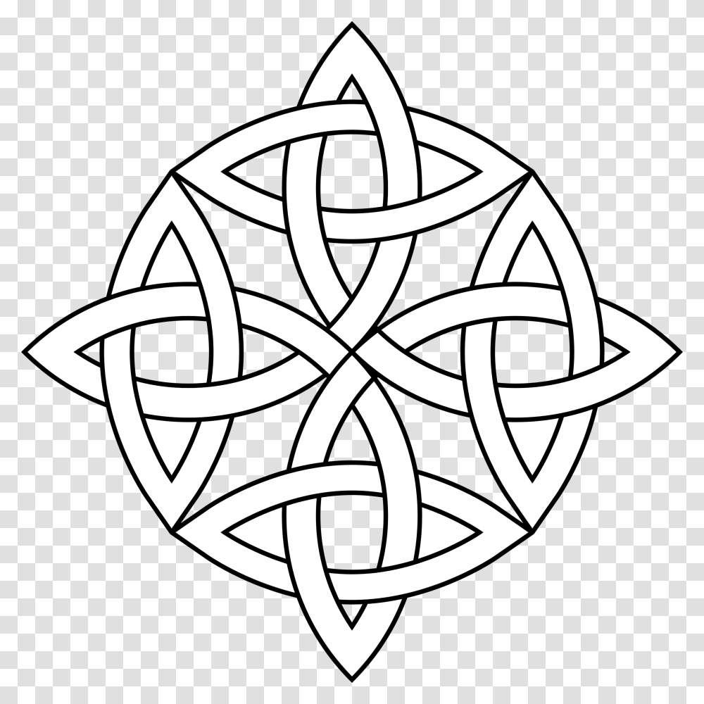 Celtic Knot Circle Icons, Star Symbol, Stencil Transparent Png