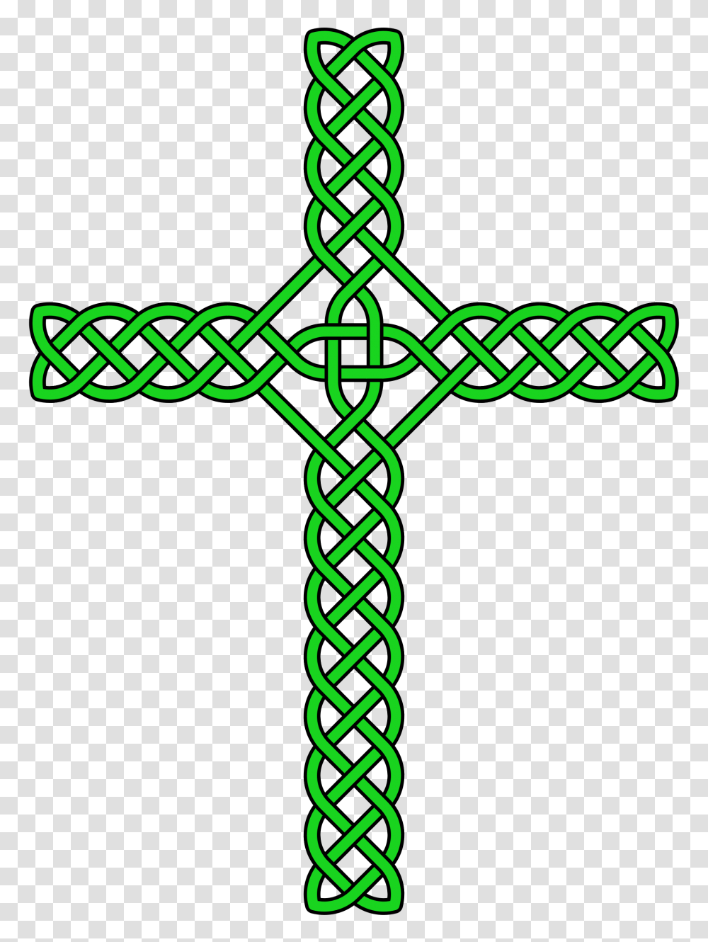 Celtic Knot Cross No Circle Transparent Png