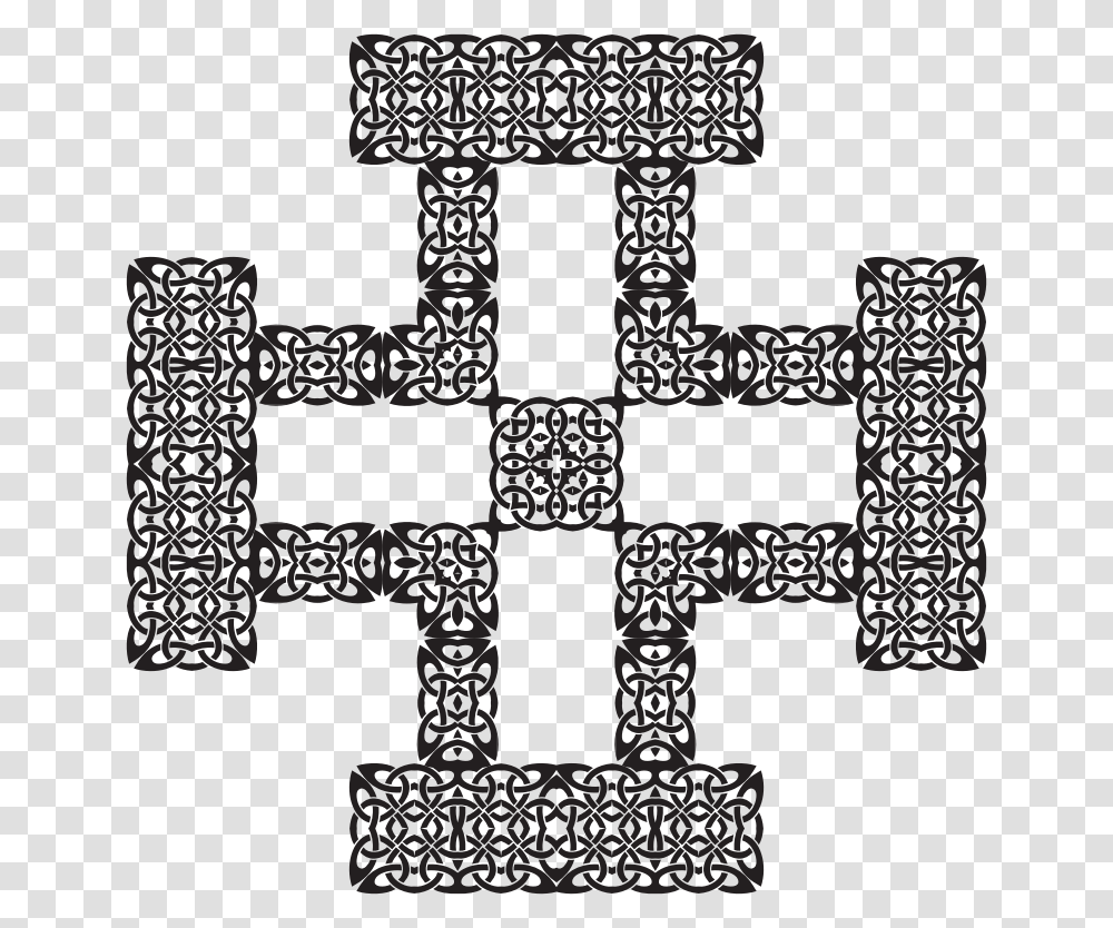 Celtic Knot Design Order Of Christ Cross, Crucifix Transparent Png
