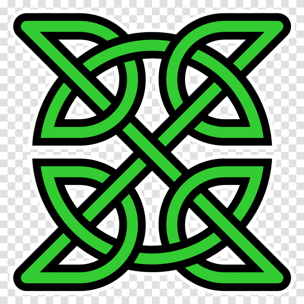 Celtic Knot Insquare Green Transparentbg Celtic Knot, Logo, Trademark, Dynamite Transparent Png