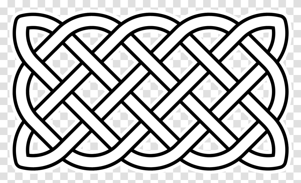 Celtic Knot Line, Pattern, Stencil Transparent Png