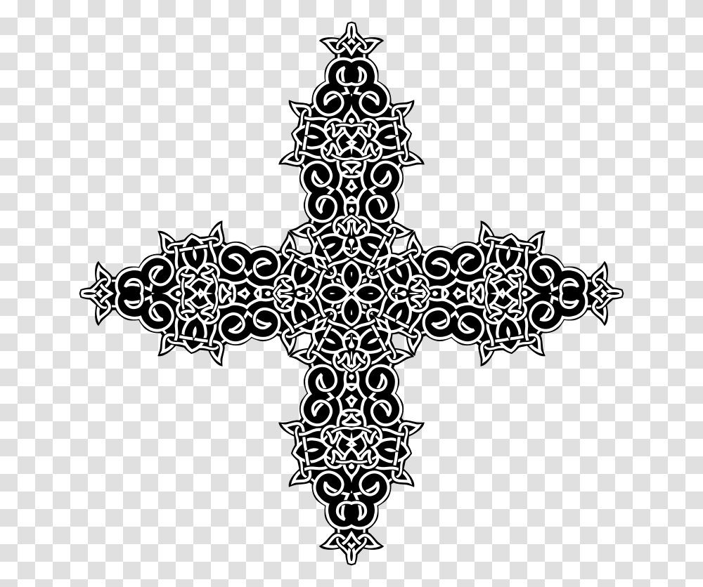 Celtic Knot Ornament Derivation Cross Celts, Crucifix Transparent Png