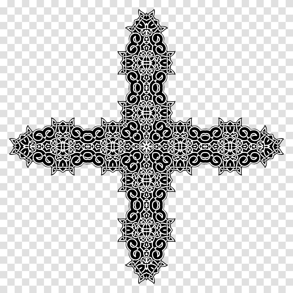 Celtic Knot Ornament Derivation Cross Icons, Crucifix Transparent Png