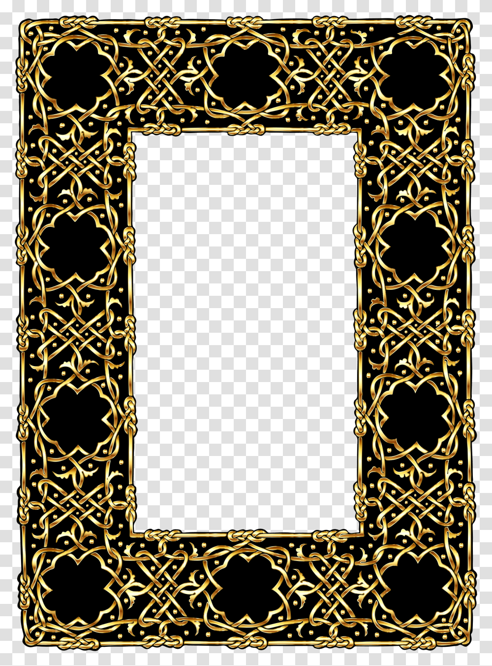 Celtic Knot Picture Frames Borders And Frames Ornament, Pattern, Alphabet, Rug Transparent Png
