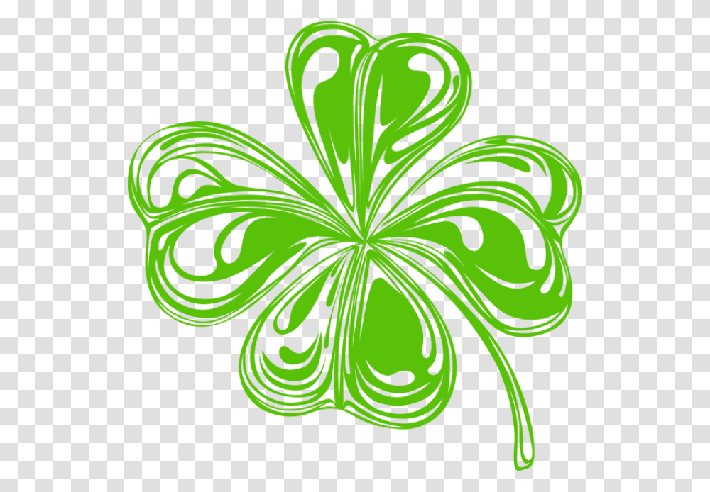 Celtic Knot Shamrock Cute St Patrick's Day, Green, Word Transparent Png