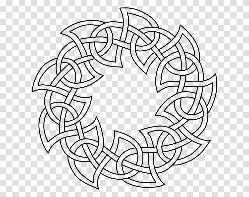 Celtic Knot Tattoo Designs Tattoo Design Circle Celtic, Pillow, Cushion, Pattern Transparent Png