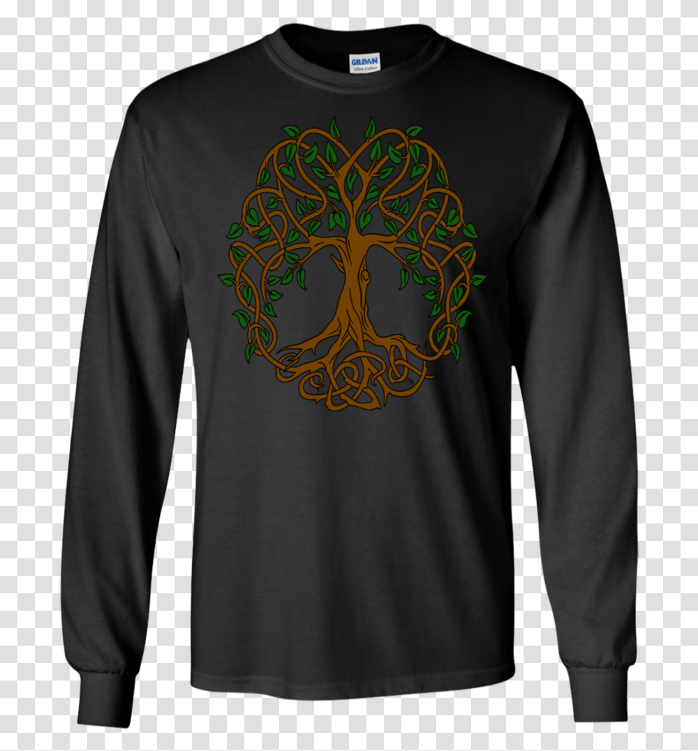 Celtic Knot Tree Of Life Apparel Shirt, Sleeve, Long Sleeve, Sweatshirt Transparent Png