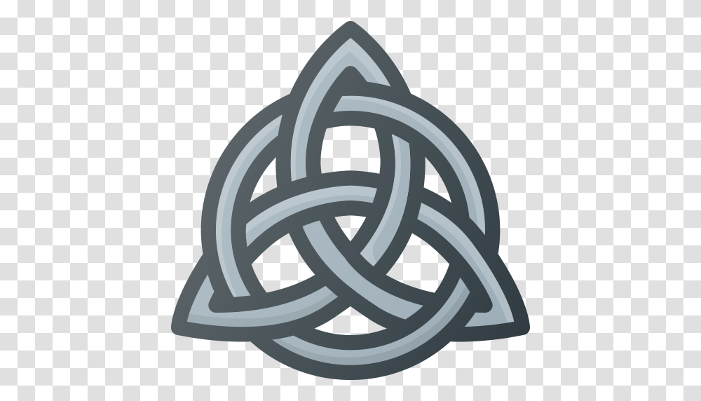 Celtic Knot Trinity Triquetra Icon, Alphabet Transparent Png