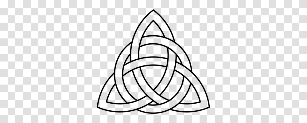Celtic Knot Triquetra Celts Symbol, Gray, World Of Warcraft Transparent Png