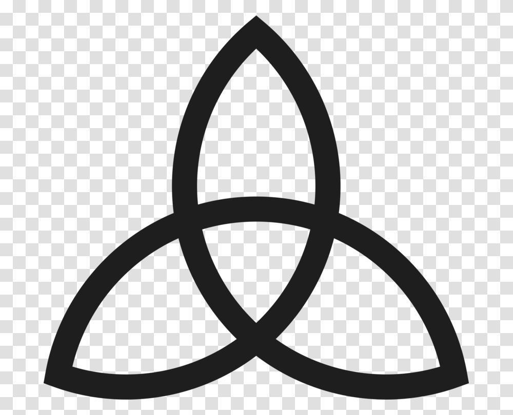 Celtic Knot Triquetra Symbol, Logo, Trademark, Alphabet Transparent Png
