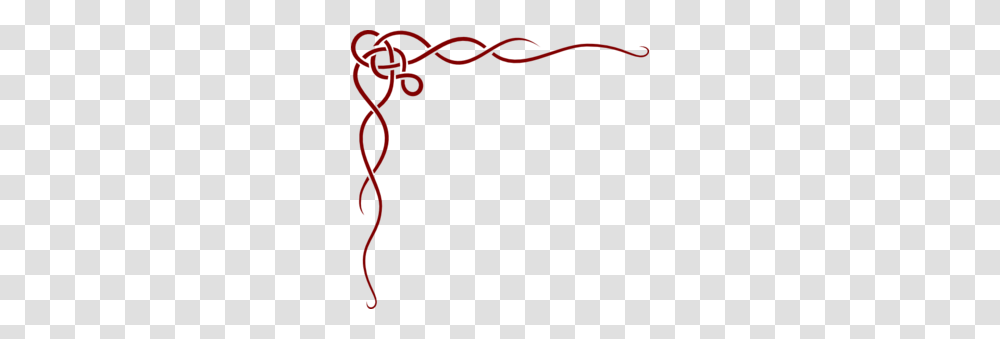 Celtic Knot Vine Red Clip Art Transparent Png