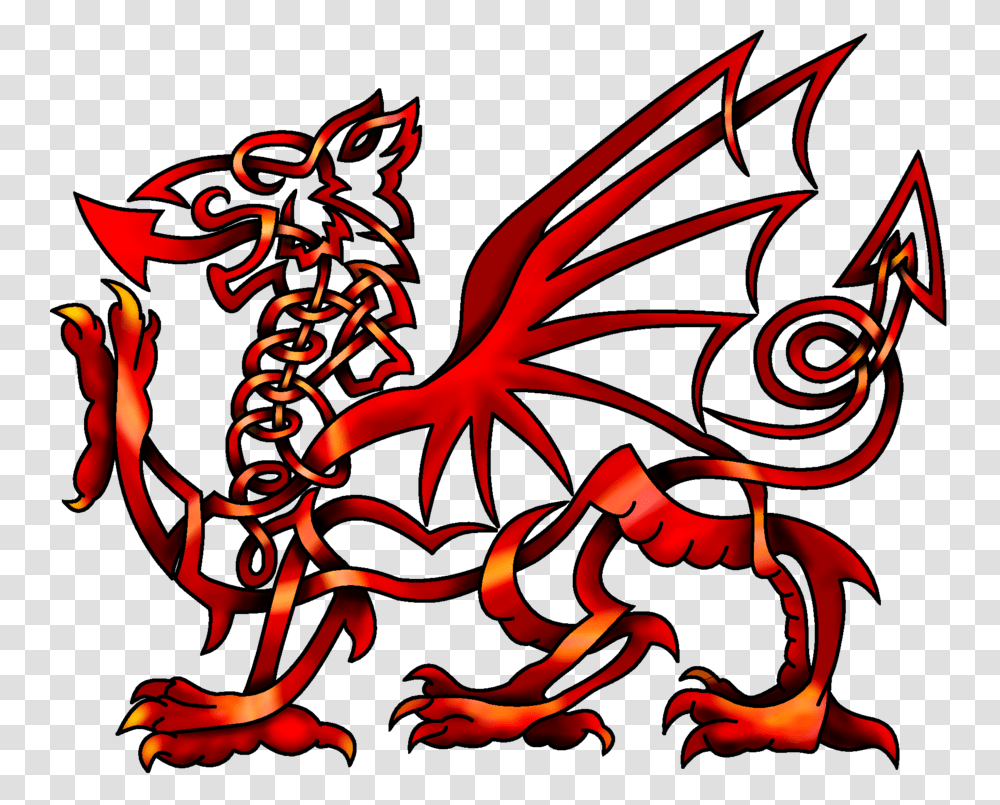 Celtic Knot Welsh Dragon, Mountain, Outdoors, Nature Transparent Png