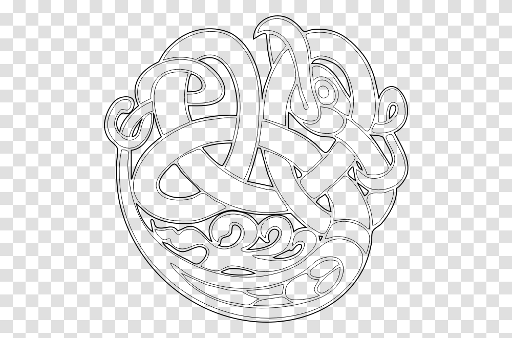 Celtic Ornament V1 By Merlin2525 Line Art, Gray, World Of Warcraft Transparent Png