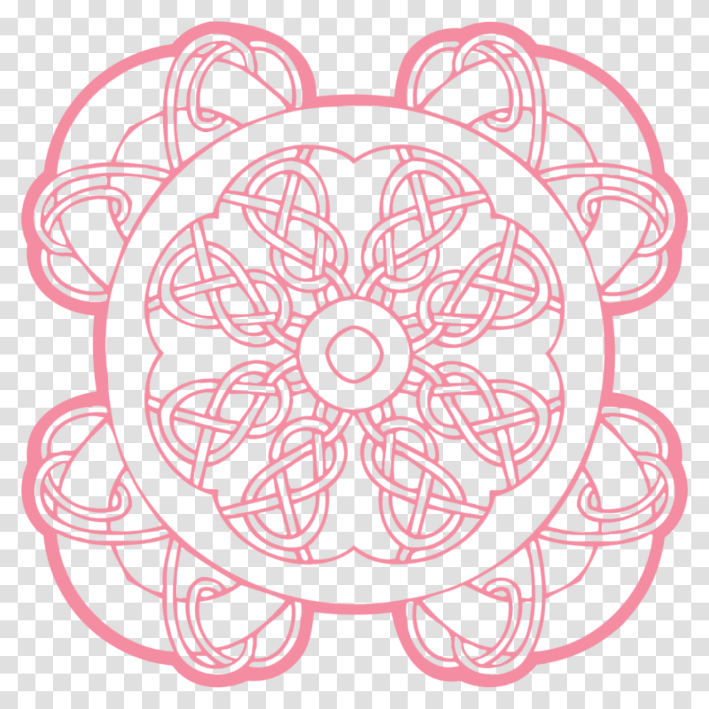 Celtic Ornament Vector Free Circle Rays Lifesaver Clipart Black And White, Pattern, Fractal Transparent Png