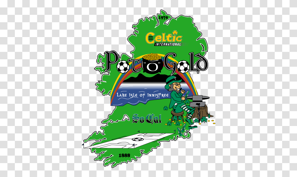 Celtic Pot O' Gold Copa Soccer Club Illustration, Graphics, Art, Tree, Plant Transparent Png