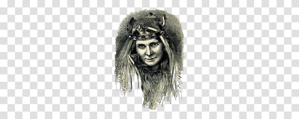 Celtic Queen Person, Drawing, Face Transparent Png