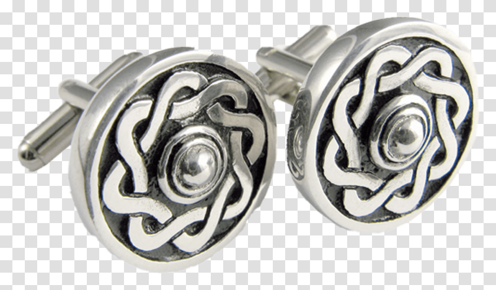Celtic Shield Cufflinks Download Silver, Accessories, Accessory, Jewelry, Earring Transparent Png