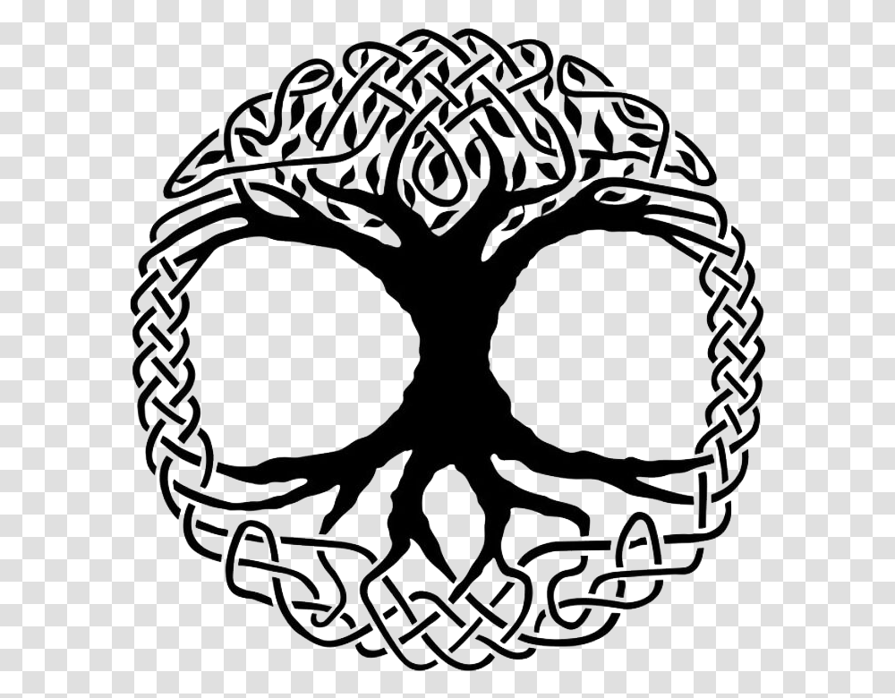 Celtic Tree Of Life And Our Logo Celtic Tree Of Life Silhouette, Head, Mask, Painting Transparent Png