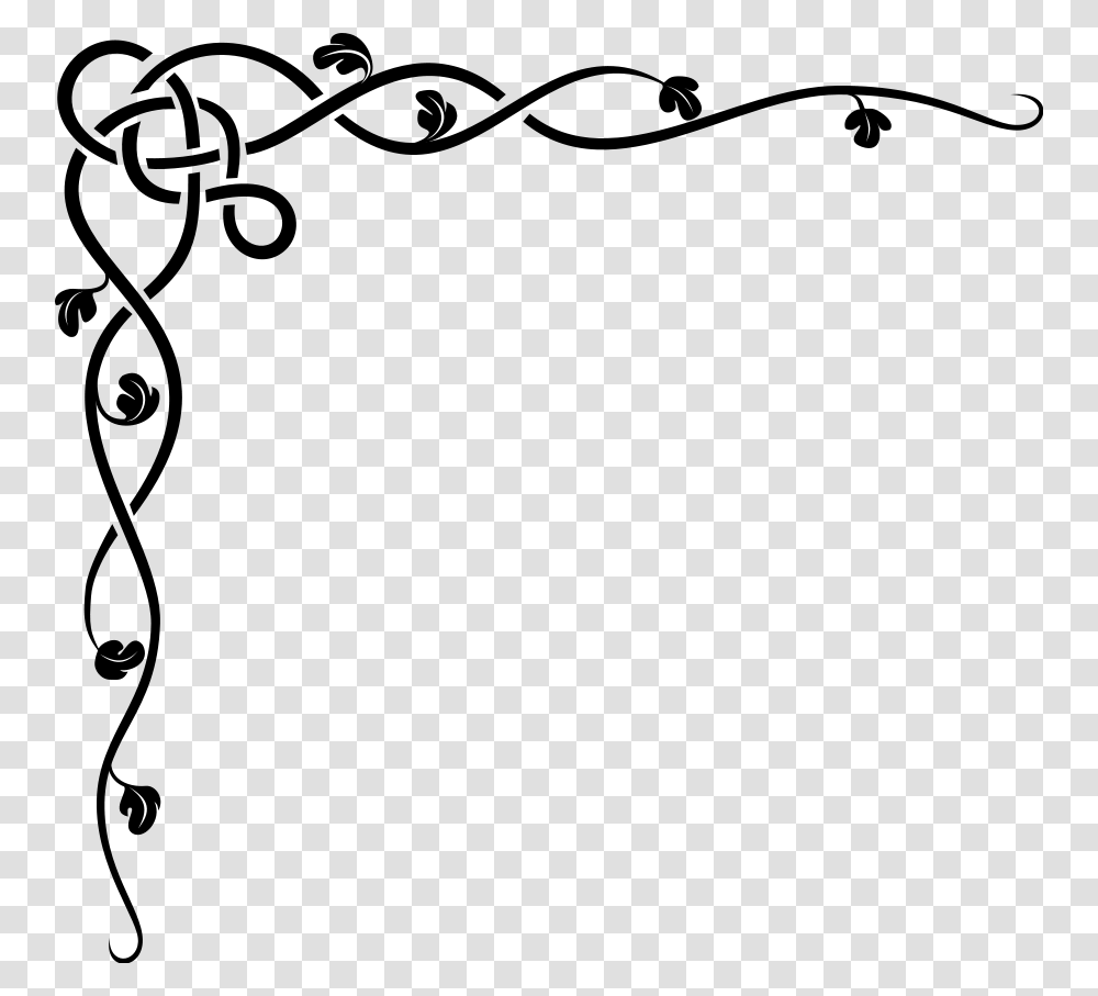 Celtic Vine Corner Clip Arts For Web, Outdoors, Nature, Astronomy, Outer Space Transparent Png