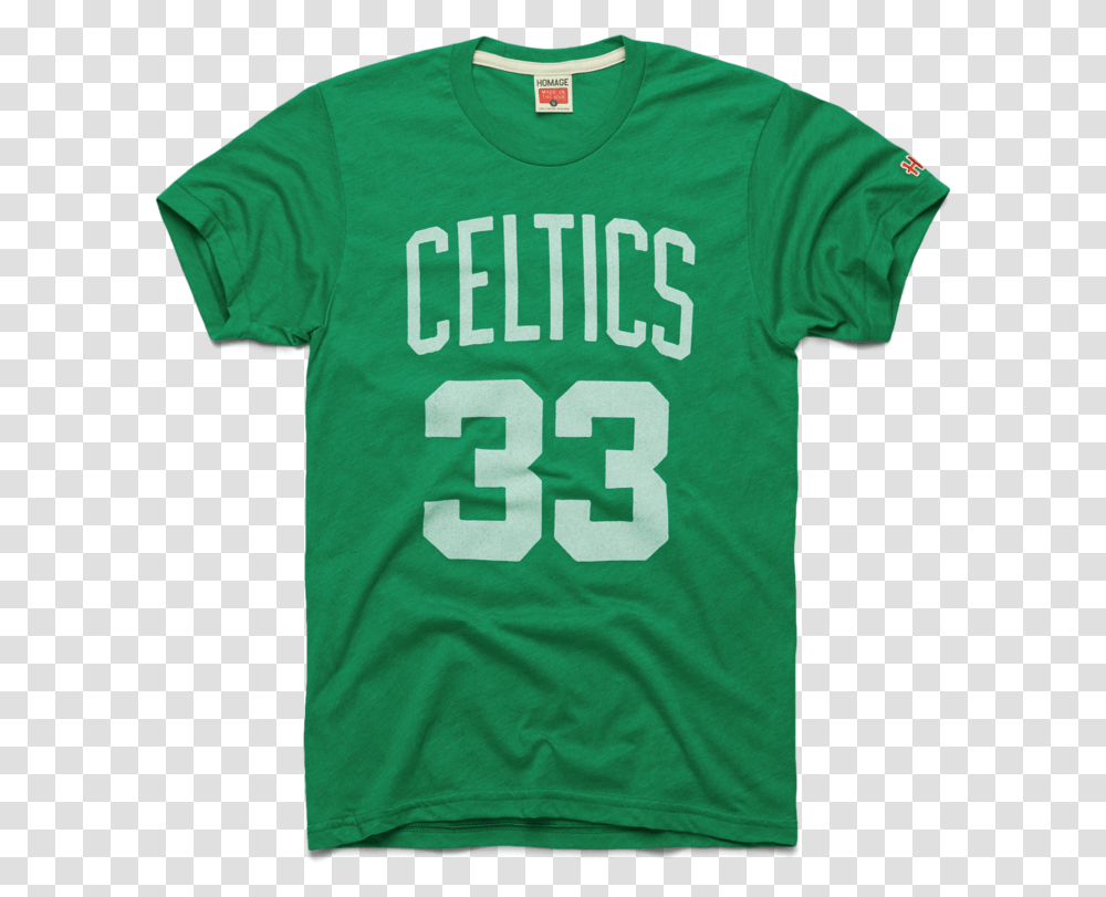 Celtics Larry Bird Boston Celtics Jersey, Clothing, Apparel, T-Shirt Transparent Png