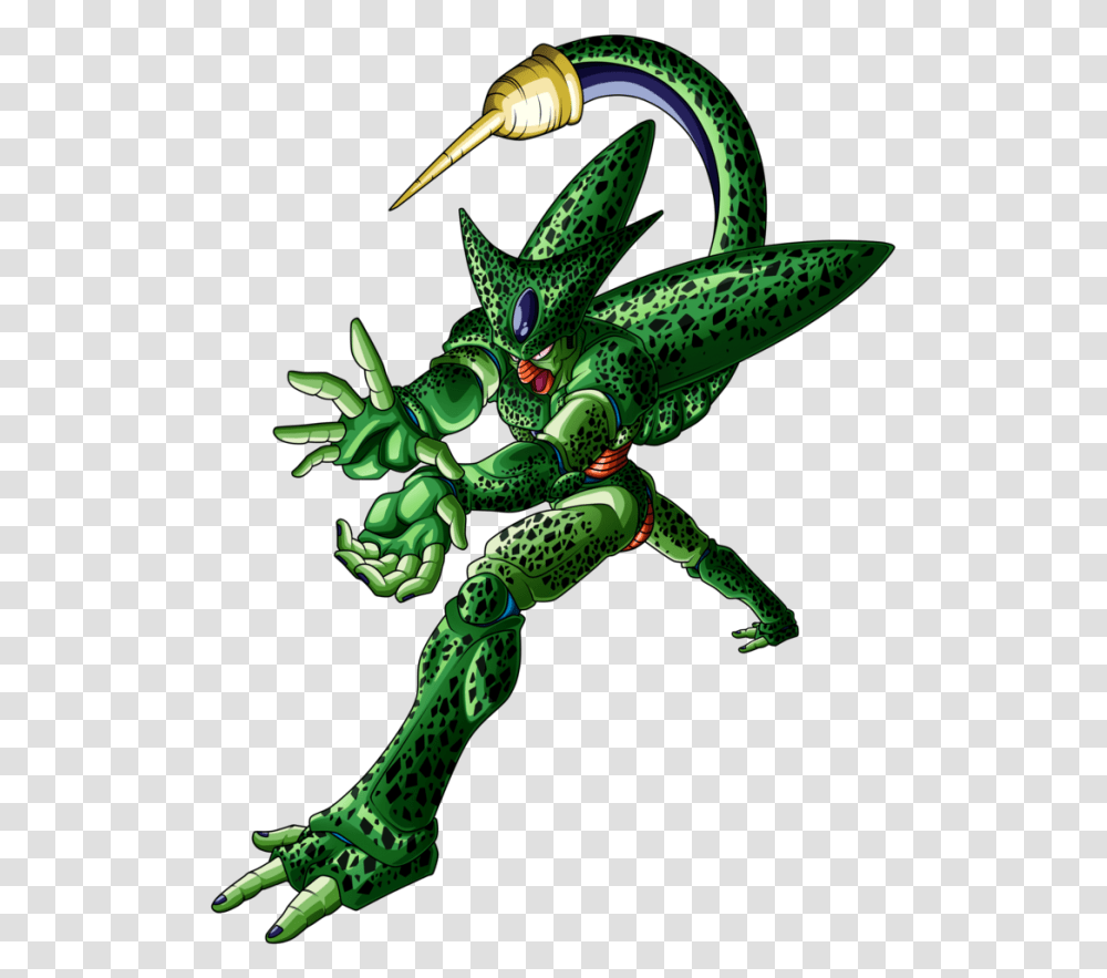 Celula Dragon Ball Dragon Ball Z Cell 1st Form, Microphone, Electrical Device, Alien, Figurine Transparent Png