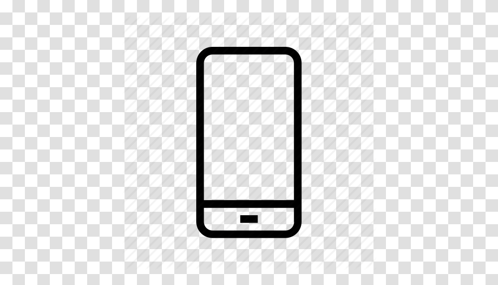 Celular Contact Phone Screen Smartphone Icon, Electronics, Plot, Gray Transparent Png