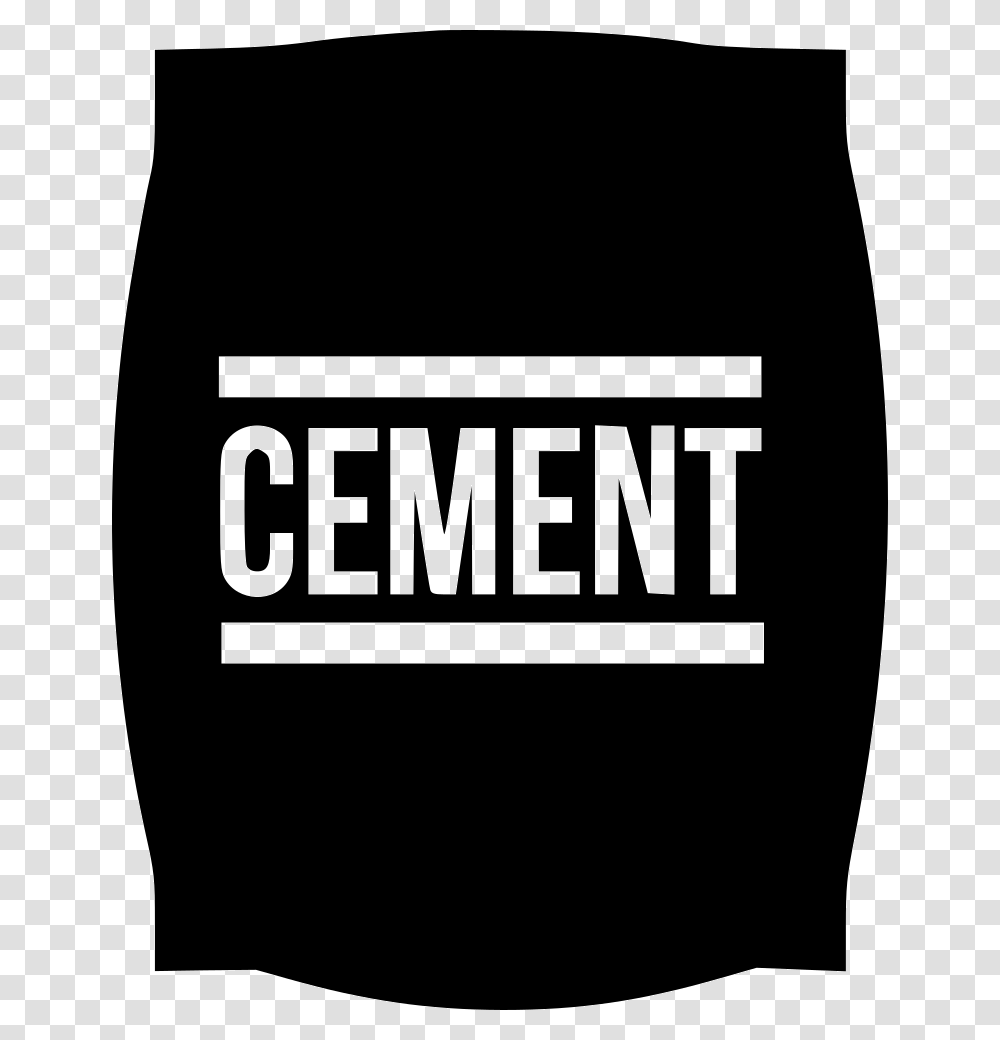 Cement Bag Cement Bag Icon, Label, Face Transparent Png