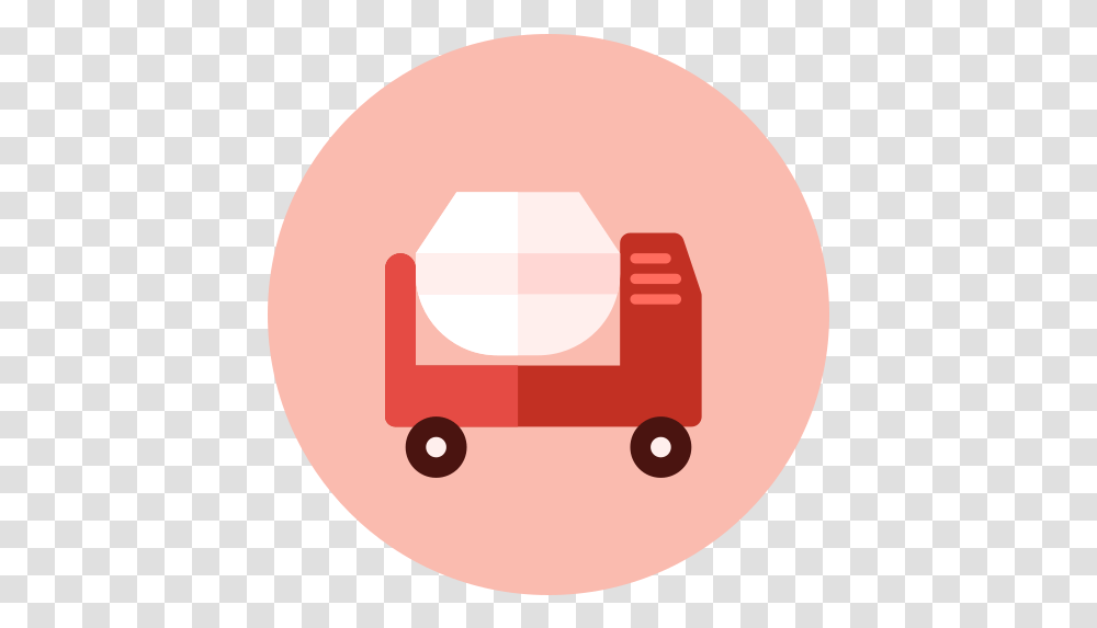 Cement Mixer Free Icon Of Kameleon Red Vertical, Label, Text, Buckle Transparent Png
