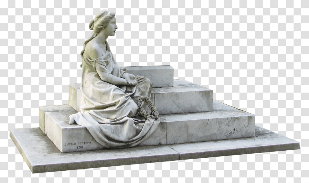 Cemetery Cemetery Statue, Sculpture, Person, Human Transparent Png