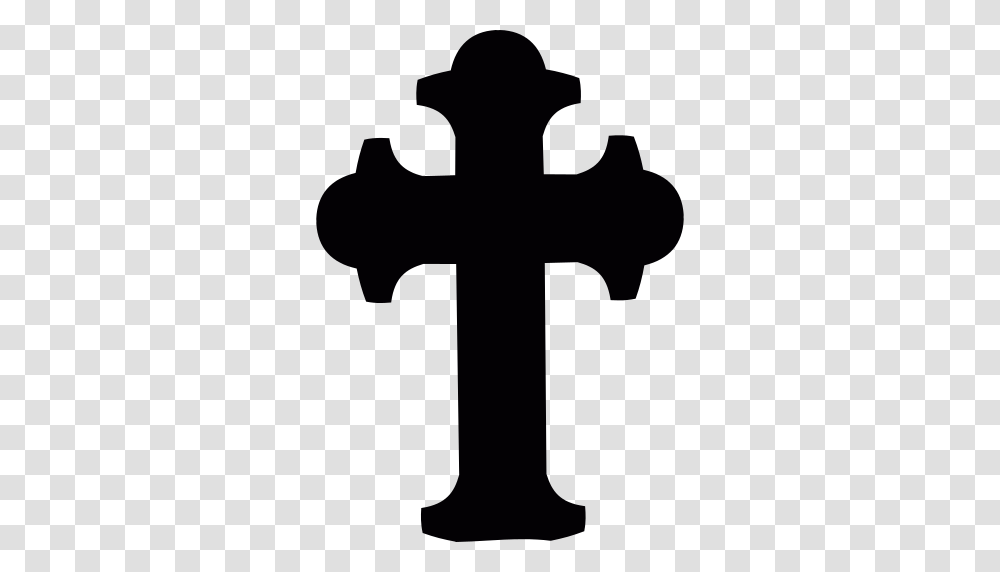 Cemetery Cross Icon, Crucifix Transparent Png