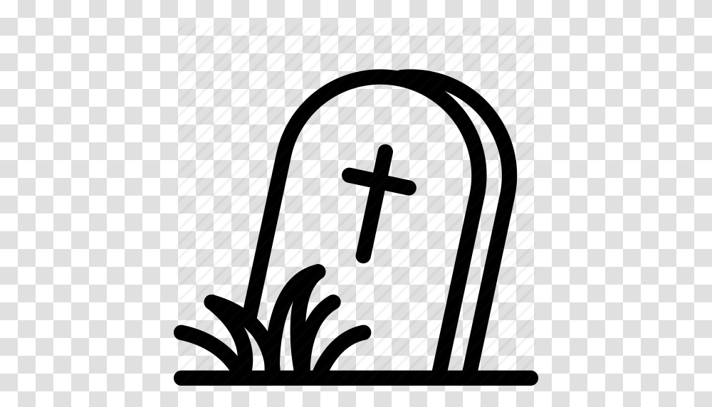 Cemetery Death Grave Graveyard Halloween Icon, Architecture, Building, Cross Transparent Png