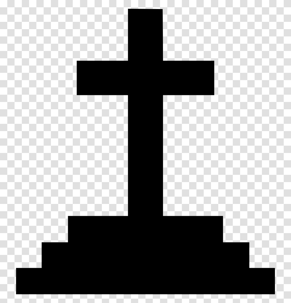 Cemetery Icon Cross, Crucifix Transparent Png
