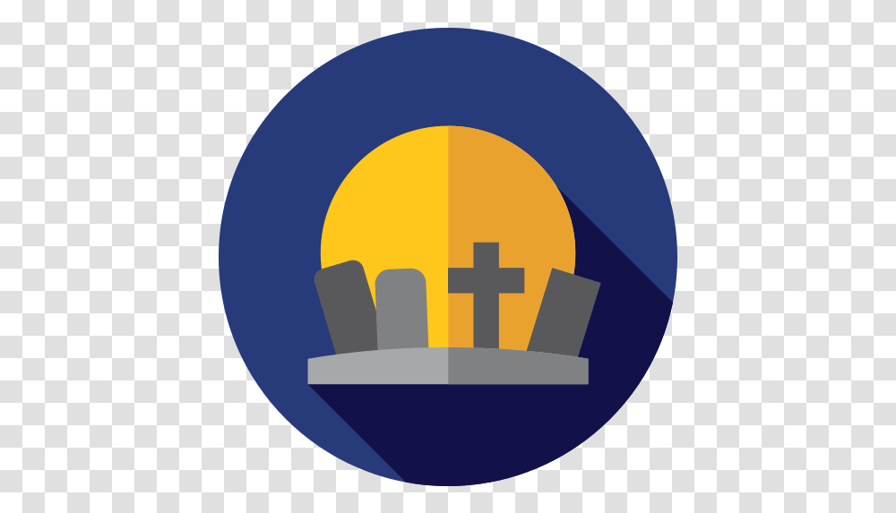 Cemetery Rip Icon Cemetery Circle Icon, Light, Flare, Aircraft, Vehicle Transparent Png
