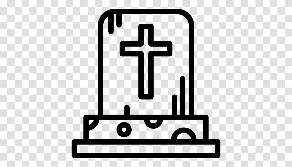 Cemetery Rip Tomb Tombstone Death Halloween Stone Icon, Church, Architecture, Building Transparent Png