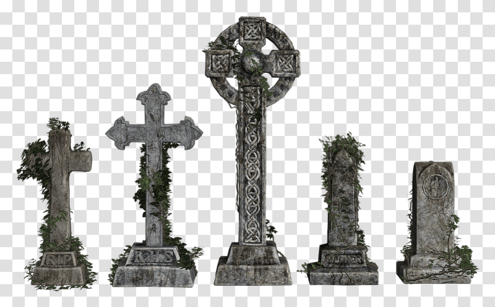 Cemetery Tombstone Celtic Graveyard, Cross, Symbol, Crucifix Transparent Png