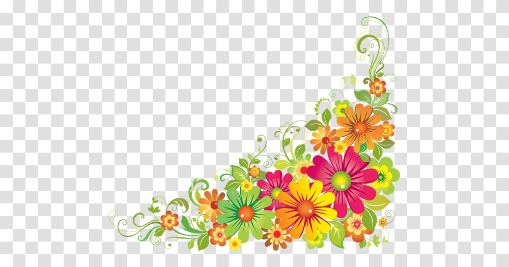 Cenefas Y Esquineros, Floral Design, Pattern Transparent Png