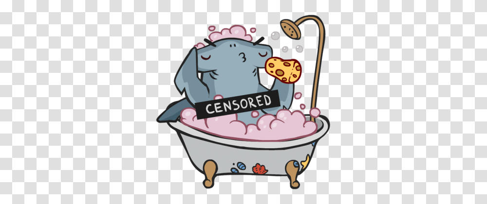 Censored, Birthday Cake, Dessert, Food, Tub Transparent Png