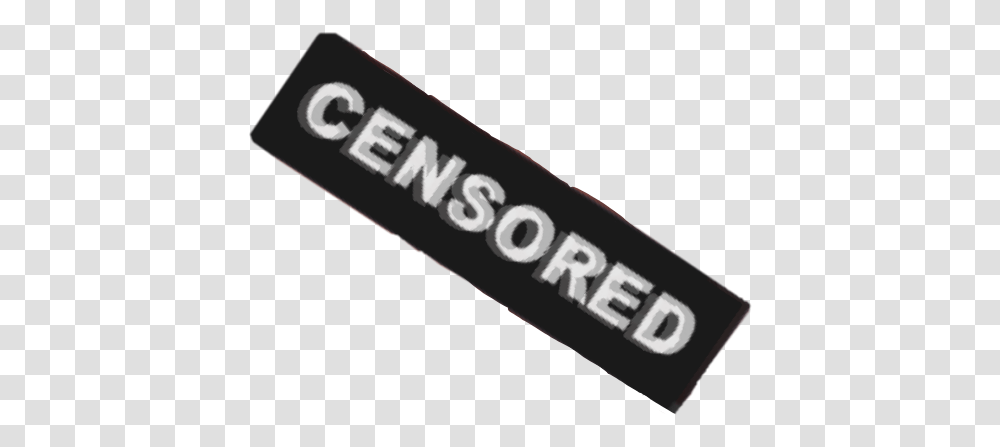 Censored Label, Sash, Word, Text Transparent Png