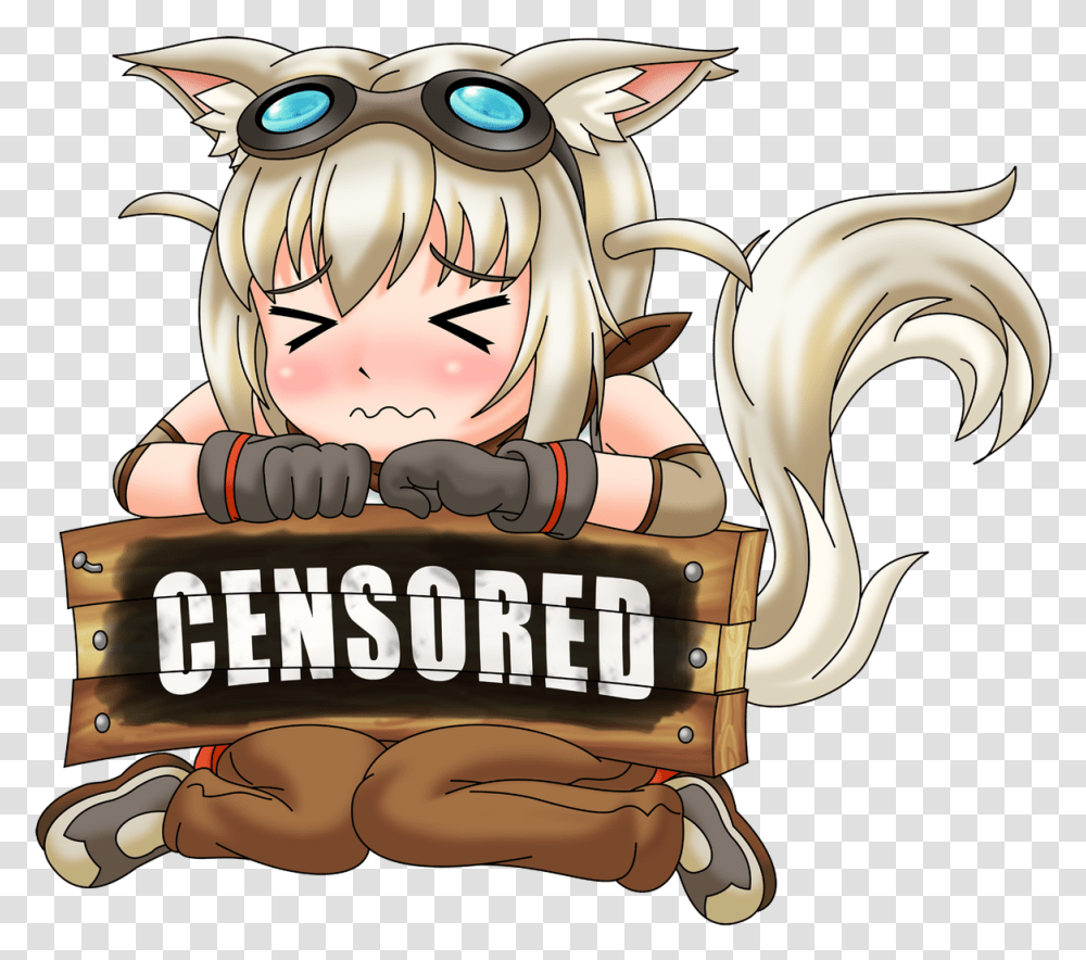 Censoredpng Gh0strec0n141 On Twitter Lily Lost Pause Chibi Lily The Fox Mechanic, Plant, Animal, Mammal, Grain Transparent Png