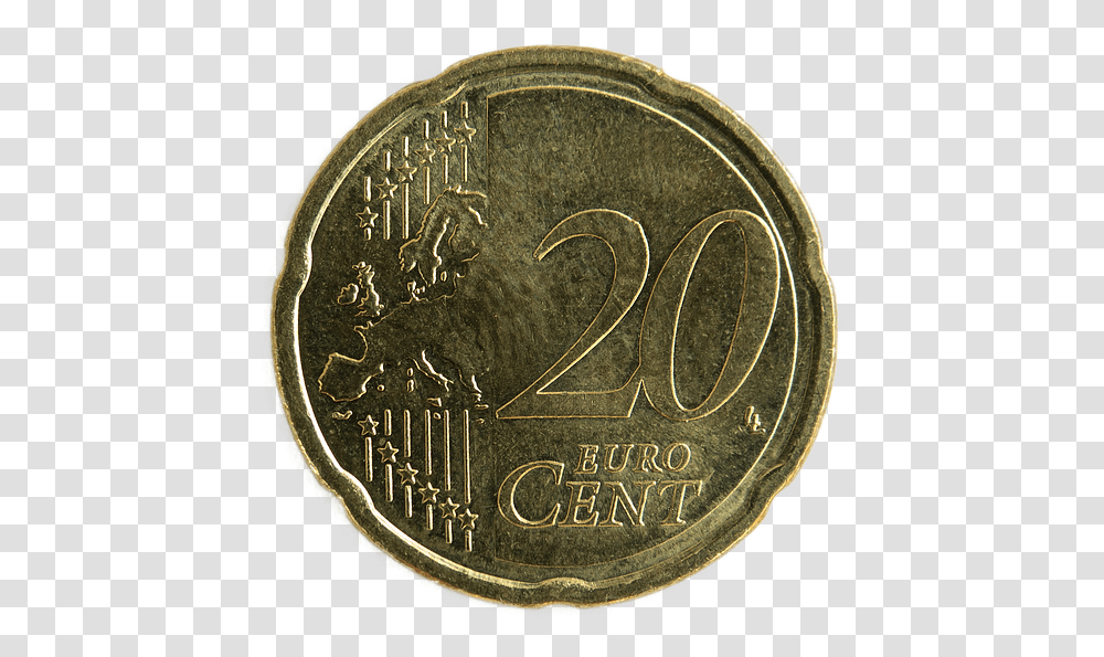 Cent Euro Cents Solid, Coin, Money, Nickel, Dime Transparent Png