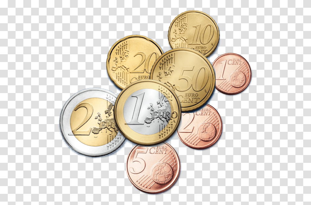 Cent Image Euros Coins, Money, Clock Tower, Architecture, Building Transparent Png