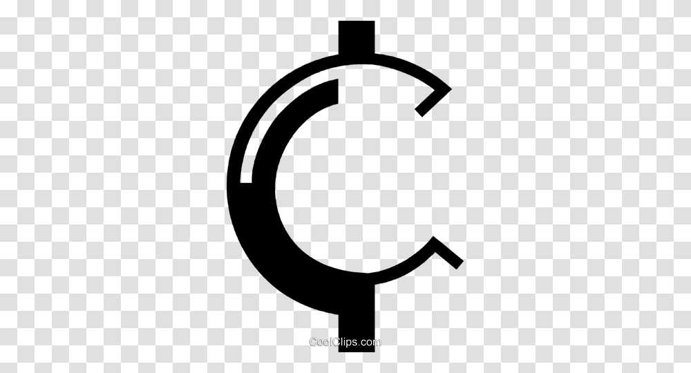 Cent Symbol Royalty Free Vector Clip Art Illustration, Logo, Trademark, Label Transparent Png
