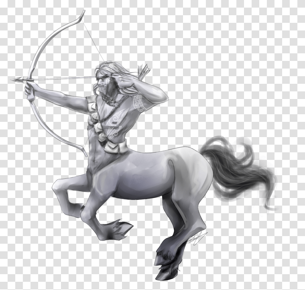 Centaur Fantasy Images Free Download Centaur Background, Bow, Person, Human, Archery Transparent Png
