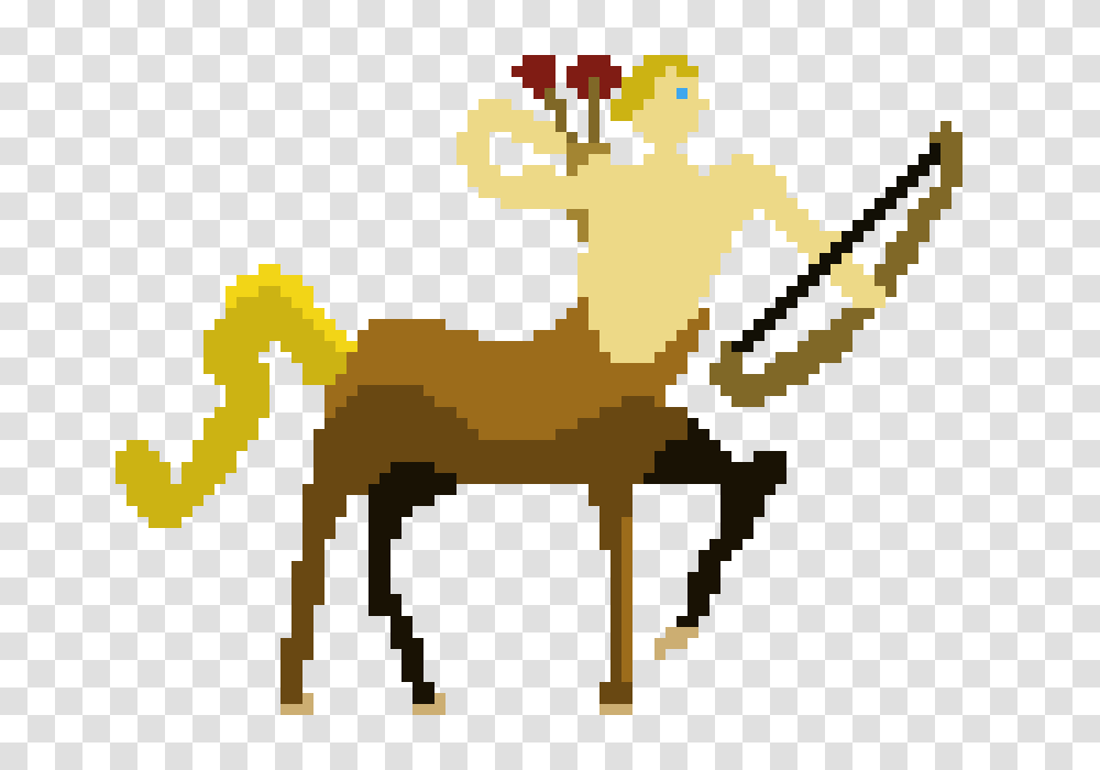 Centaur Pixel Art Maker, Cross, Horse, Mammal, Animal Transparent Png