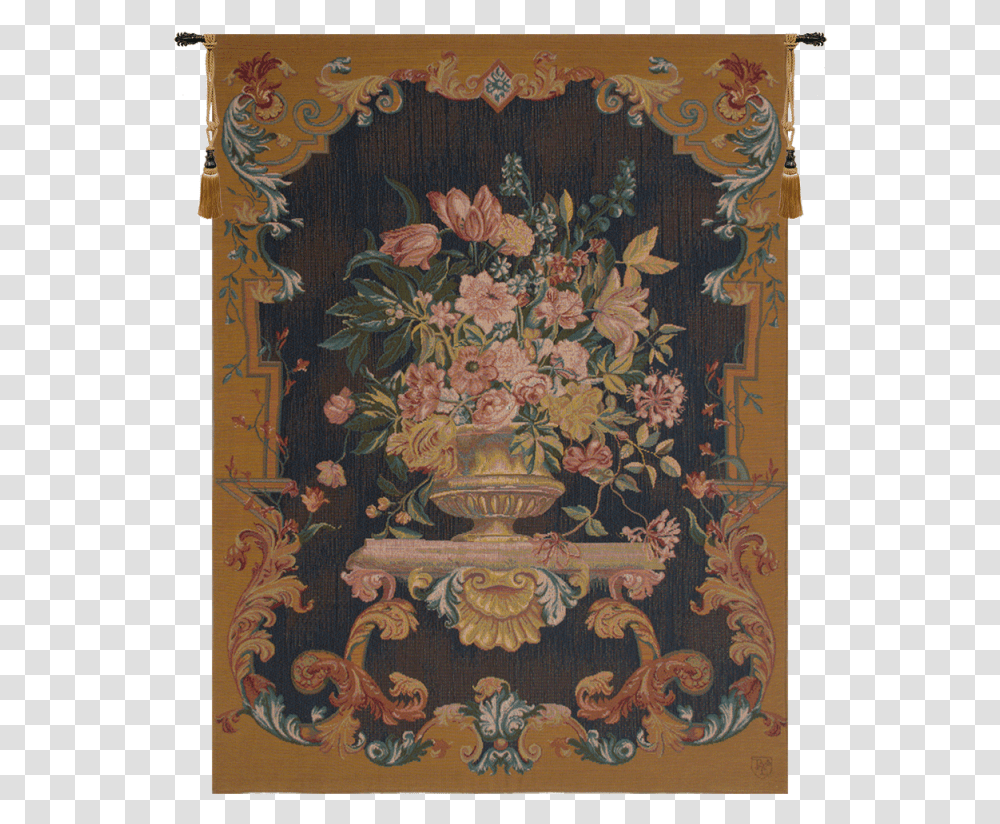 Centennial Bouquet French Tapestry Motif, Rug, Ornament, Pattern Transparent Png