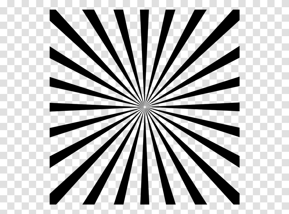 Center Rays Sun Optical Backgrounds Black And White Sunburst Vector, Gray, World Of Warcraft Transparent Png