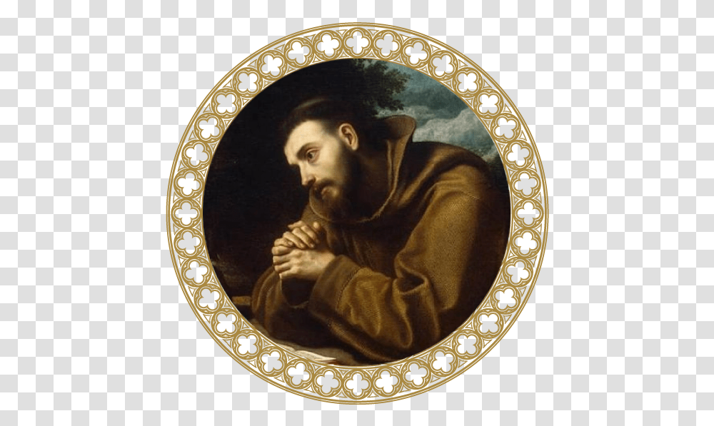 Centered The Spirituality Of Word Saint Francis Oil Paint, Painting, Art, Person, Human Transparent Png