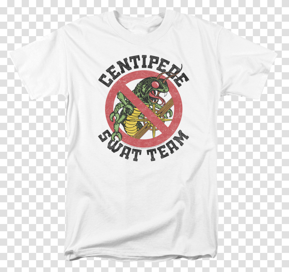 Centipede Swat Team T Shirt Happy Holiday Shirts, Apparel, T-Shirt, Plant Transparent Png