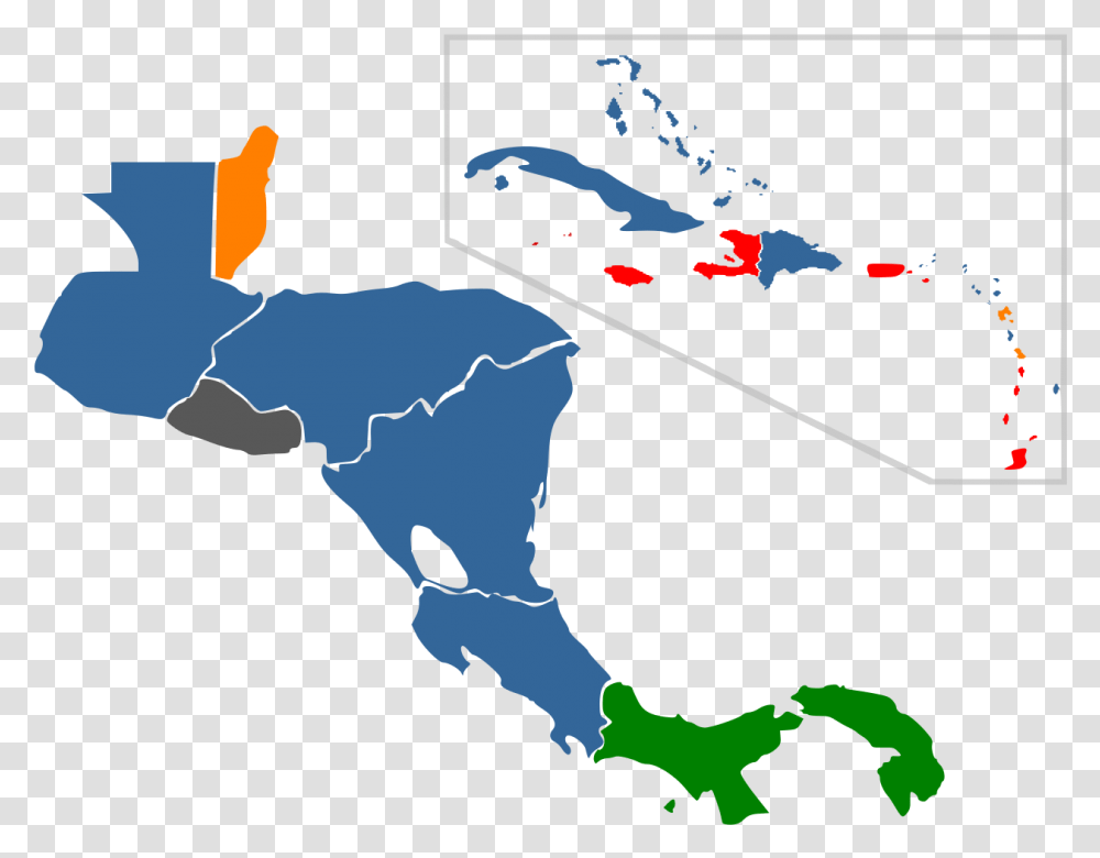 Central America Map Svg, Bird, Animal, Nature, Plot Transparent Png